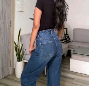 Blue Straight Fit