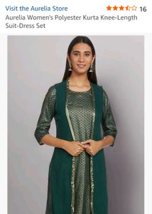 Aurelia Green Dress With Aureli Palazzo