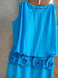 Blue Flower Dress