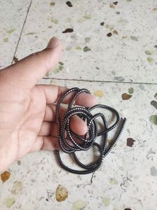 1pc Metallic Finish Cable Spiral Protector/Wire