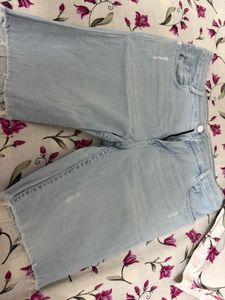 Light Wash Denim Shorts