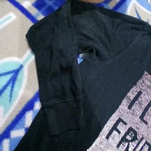 I Love Friday Black Sweatshirt