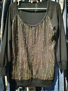 Sparkly Long Sleeve Top 36 to 38 inches