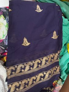Heavy Embroidered Luxury Crepe 3piece 38 Size