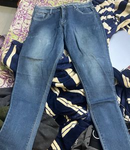 Skinny Fit Denim Jeans, Stretchable
