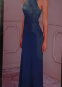 Elegant Navy Blue Ethnic Gown