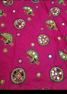 Navratri Chaniya Choli With Dupatta Rani Colour
