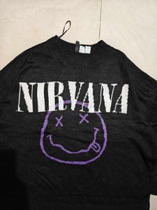 H&amp;M Y2K oversized Nirvana Graphic Sweater