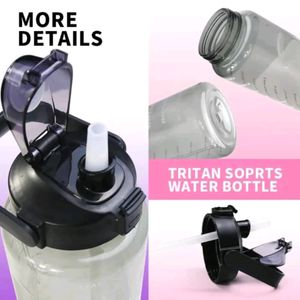 🔥2 L Motivational Water Bottle With Sipper
