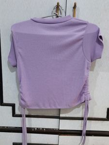 Lilac Knitted Top