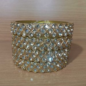 Sparkling Shadow Bangle Set