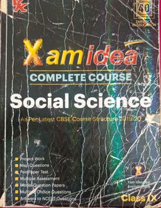 Xam idea Social Science Class 9