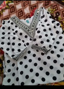 Polka Dot Kurta