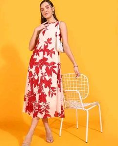 Fashfun Maxi Length Flowy Beach Dress