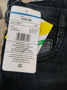 Cool Boys Black Denim Jeans