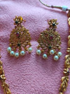 South Indian Temple Jewellery Set..