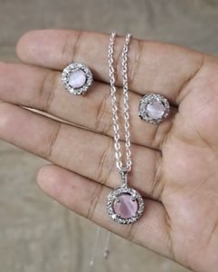 American Diamond Jewellery Set