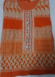 😍Cute Embroided Cotton Kurti