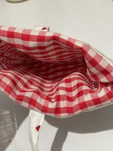 Heart Print Quilted Pouch🎀💖
