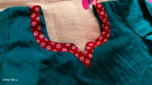 Green Plain Kurti