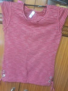 Simple Red Top For Casual Use