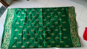 Beautiful Green Saree 🎀