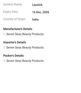 Seven Seas Lipstick