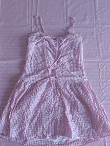 Pink Gingham Sundress