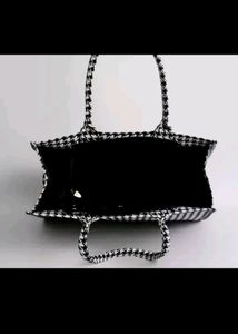 Black And White Chinese Tote Bag