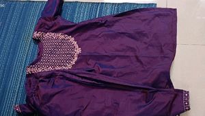 Purple Kurta Set
