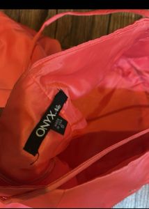 Coral Halter Maxi Dress ( negotiable)