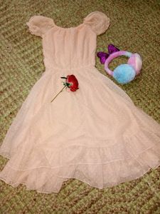 Peach Dress
