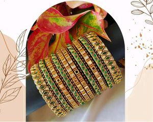 Silk Thread bangles ( Bridal)