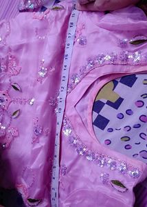 Elegant Pink Floral Lehenga