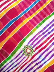 Jaipuri Print Saree 💌Make Offer ✨