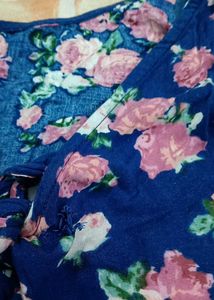 Blue Floral Dress