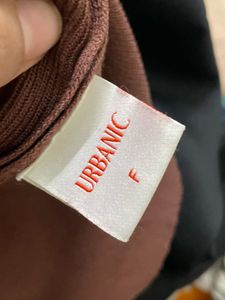 Brown Ribbed Tank