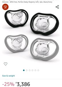 Nanobebe Baby Pacifier. American Brand