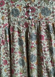 Floral  Emroidery Kurta with duppata set