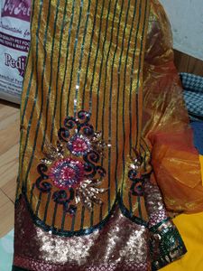 All Over Sequence Work Saree