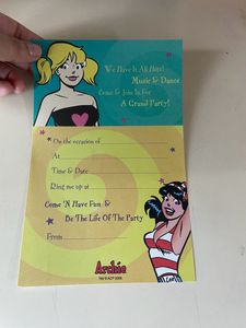 13 Sheets Printed Party Invites