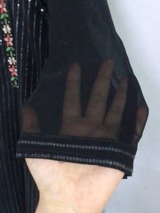 Black Georgette Suit For Women