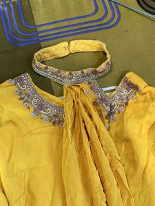 Yellow Partywear Gown