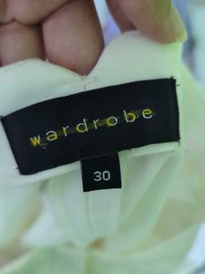 White Mid Rise Trousers