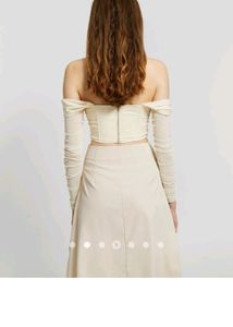 Off White Corset Top
