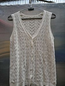 Knitted Vest Top Sweater