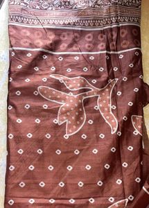 pure cotton dupatta Purple pink yellow green colou