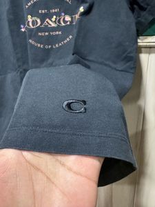 Coach Signature Logo Crew Neck TShirt