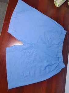 Blue Casual Shorts
