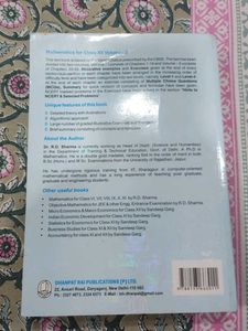 RD Sharma Mathematics XII Set